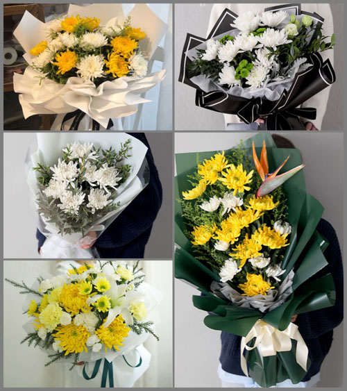 江苏淮安金湖县戴楼镇白事花束代送